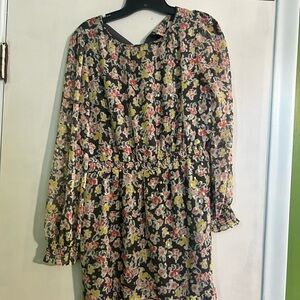Floral Long Sleeve Dress